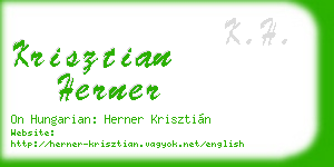 krisztian herner business card